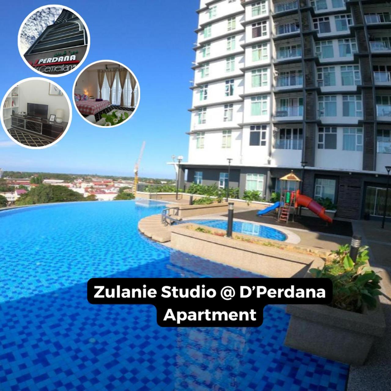 Zulanie Family Studio At D'Perdana Apartment, Spacious And Cozy With Pool, Free Wifi & Netflix Kota Bharu Extérieur photo